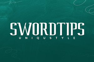 Swordtips - Serif Font