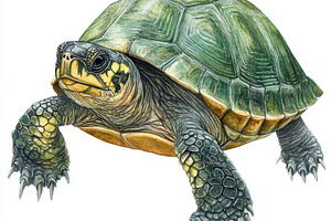 A Detailed Watercolor Painting of a, an Animal Photo by Pixeness Studio