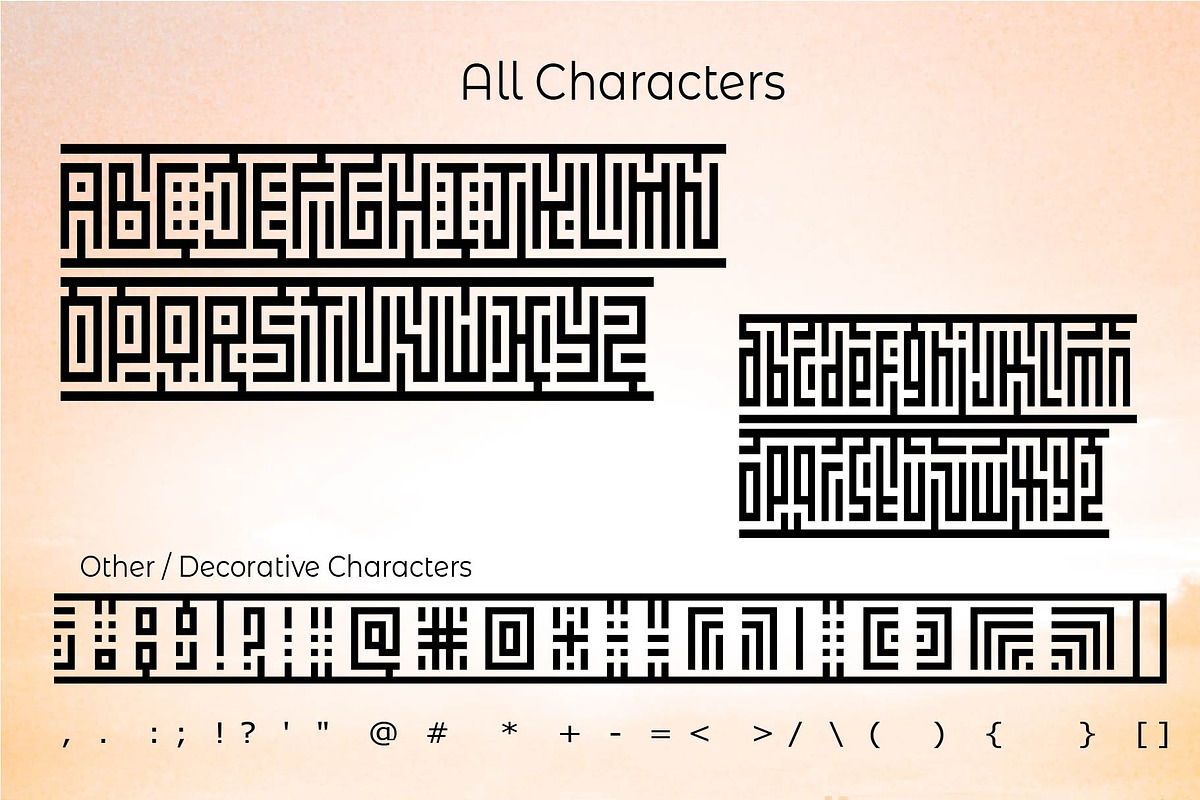 Kufication Root Font, a Handwritten Font by Letterhanna Studio (Photo 8 of 8)