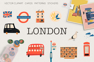 London hand drawn vectors