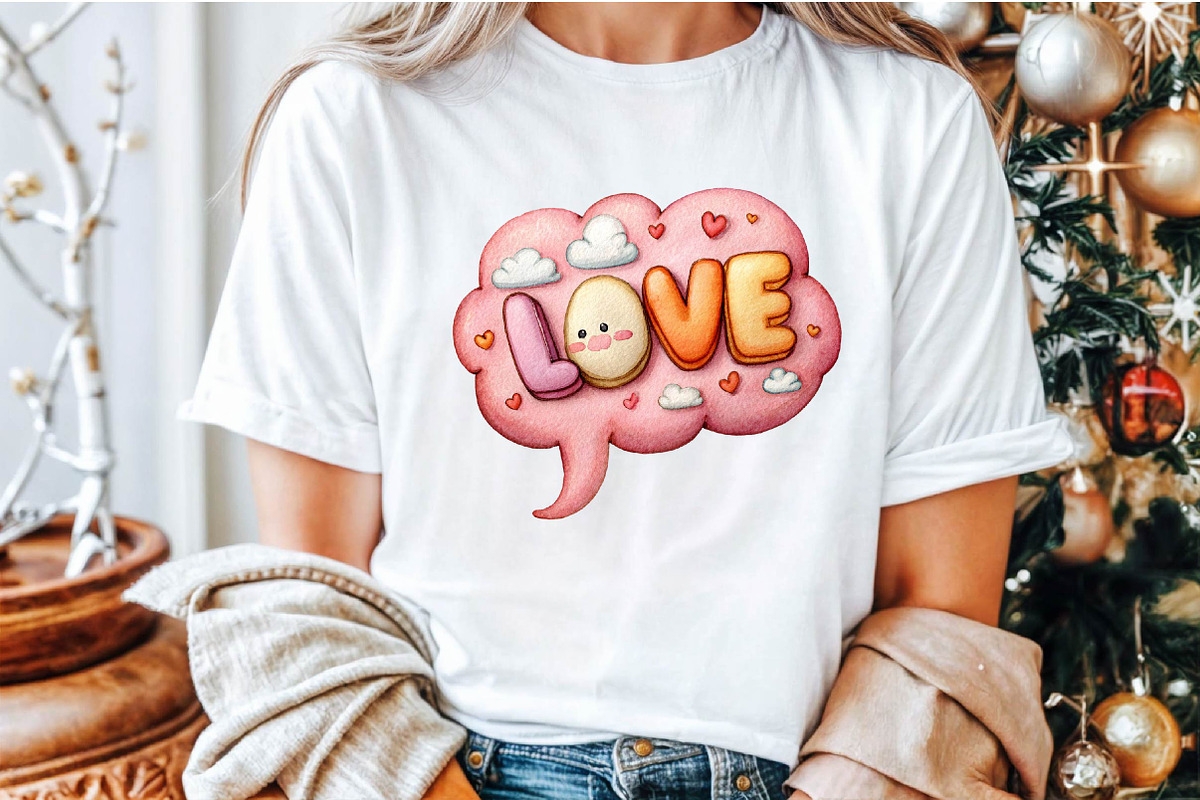 Watercolor Valentines Day Clipart, an Illustration by Sublimation Artist (Photo 5 of 6)