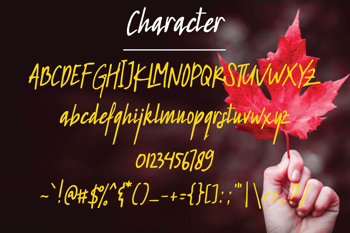 Redleaf Typeface preview 4