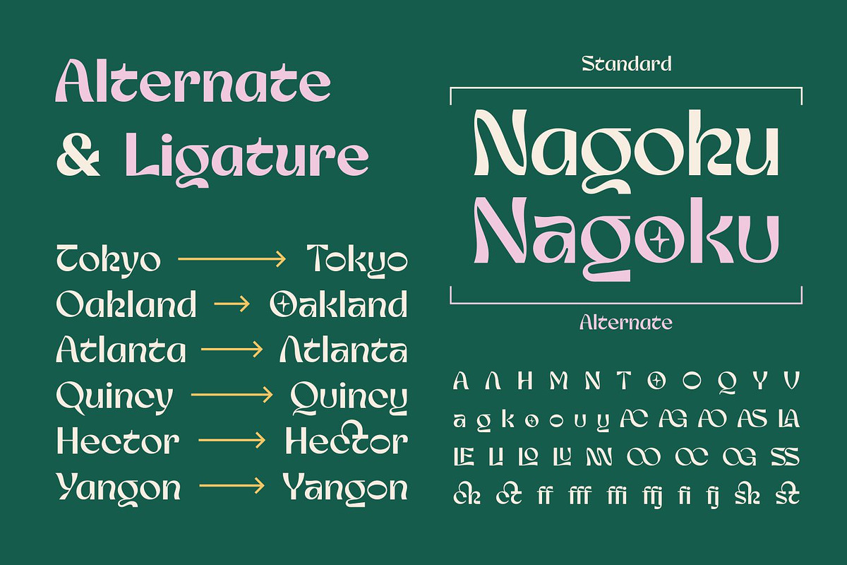 Nagoku Font Family, a Sans Serif Font by Asenbayu (Photo 10 of 14)
