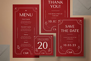 Wedding Invitation Set, an Invitation Template by graphicook (Thumbnail 2 of 3)