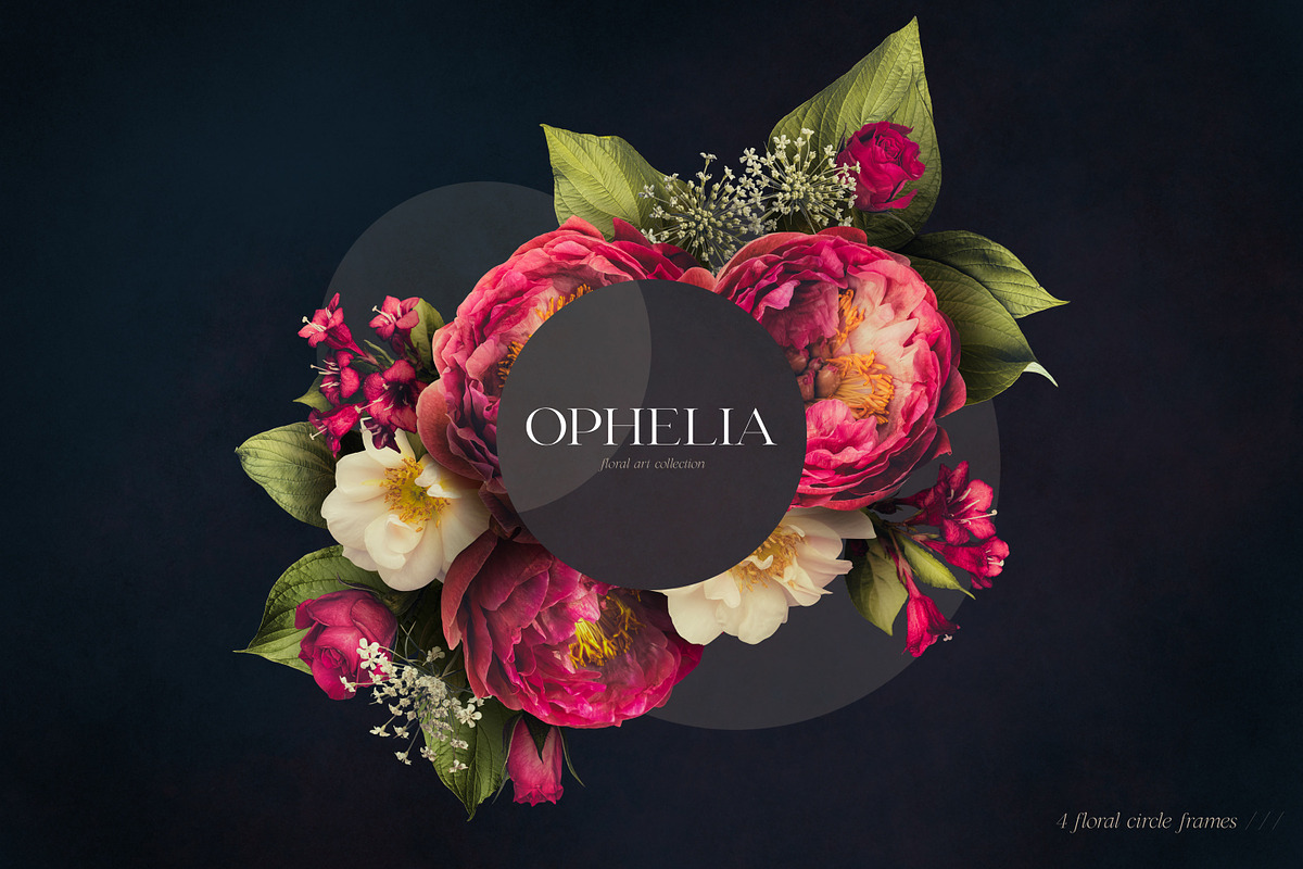 Ophelia Dark Moody Florals, an Object Graphic by Eclectic Anthology (Photo 12 of 14)
