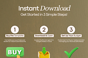 Biweekly Budget & Expense Tracker, a Templates & Theme by vitalinagerman (Thumbnail 10 of 10)