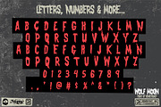 Wolf Moon Spooky Font, a Sans Serif Font by Remedy667 (Thumbnail 6 of 6)