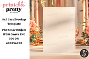 Romantic Wedding Card Mockup PSD, a Product Mockup by Printable Pretty Studio (Thumbnail 1 of 10)
