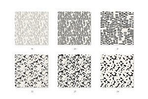 Spotty Seamless Patterns Set