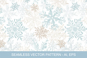 Vintage Snowflakes Vector Clipart, a Graphic by Galina Ivanova (Thumbnail 5 of 5)