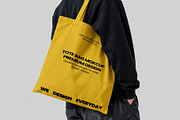 Tote Bag Mockup, a Packaging Mockup by We Design Everyday (Thumbnail 1 of 6)