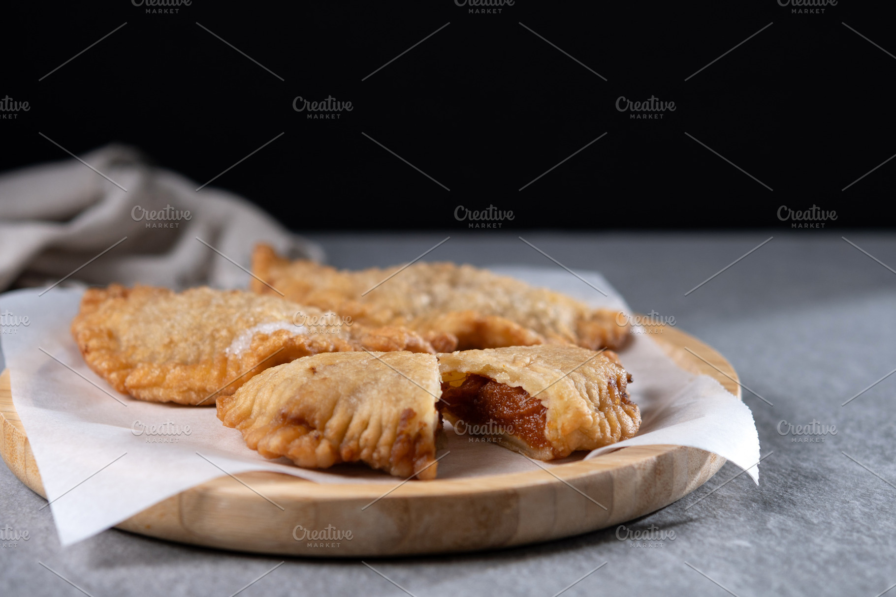 Homemade sweet pumpkin empanadillas, a Food & Drink Photo by etorres69