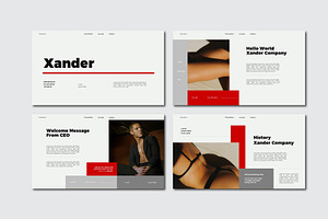 Xander Keynote Template