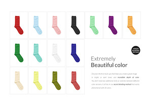 Socks Mockup Generator Mock-ups Set