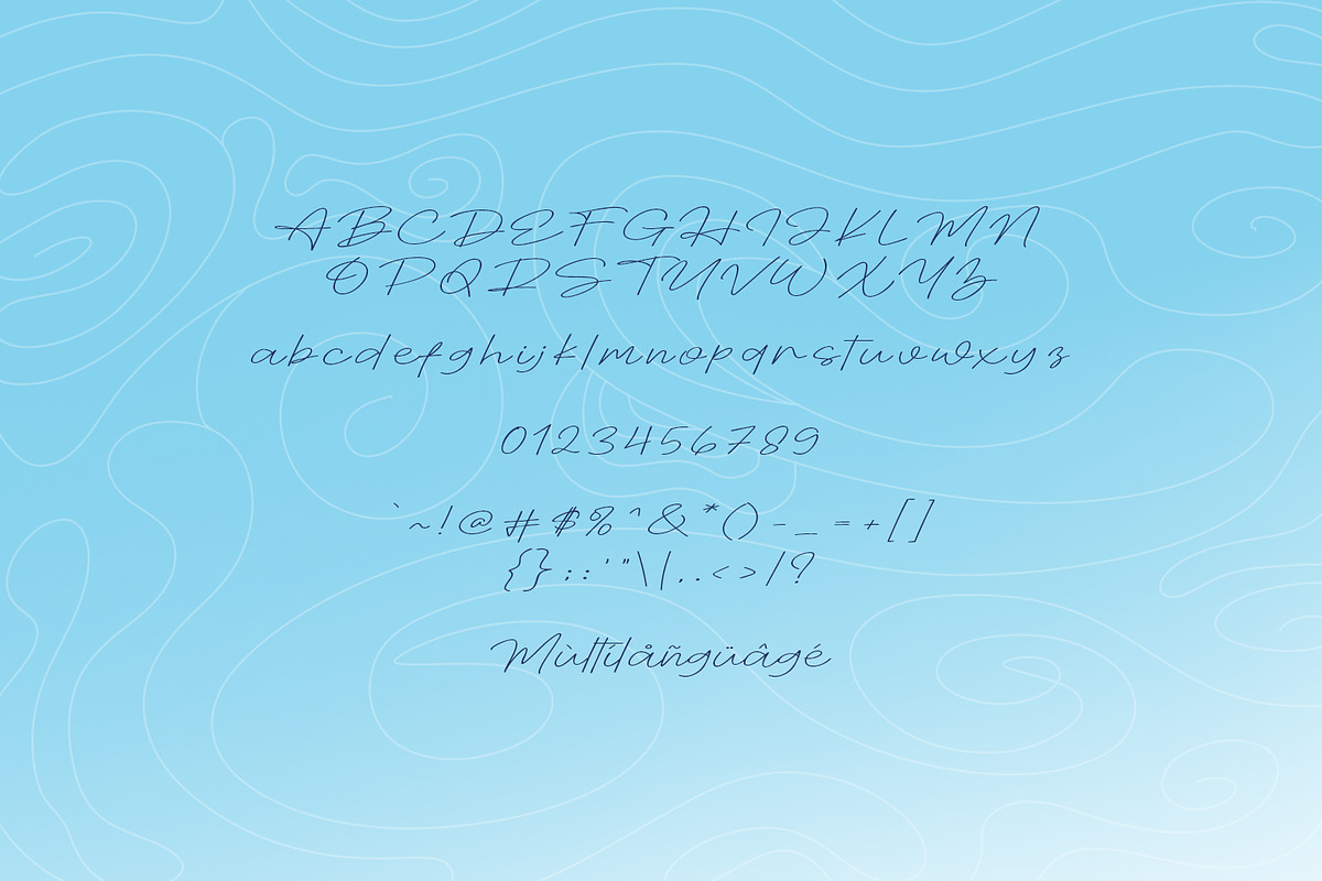 Winter Prime, a Script Font by khurasan (Photo 8 of 8)