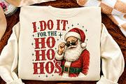 I Do It for the Ho Ho Hos Christmas, a Seasonal Illustration by Canvas Craft (Thumbnail 4 of 6)