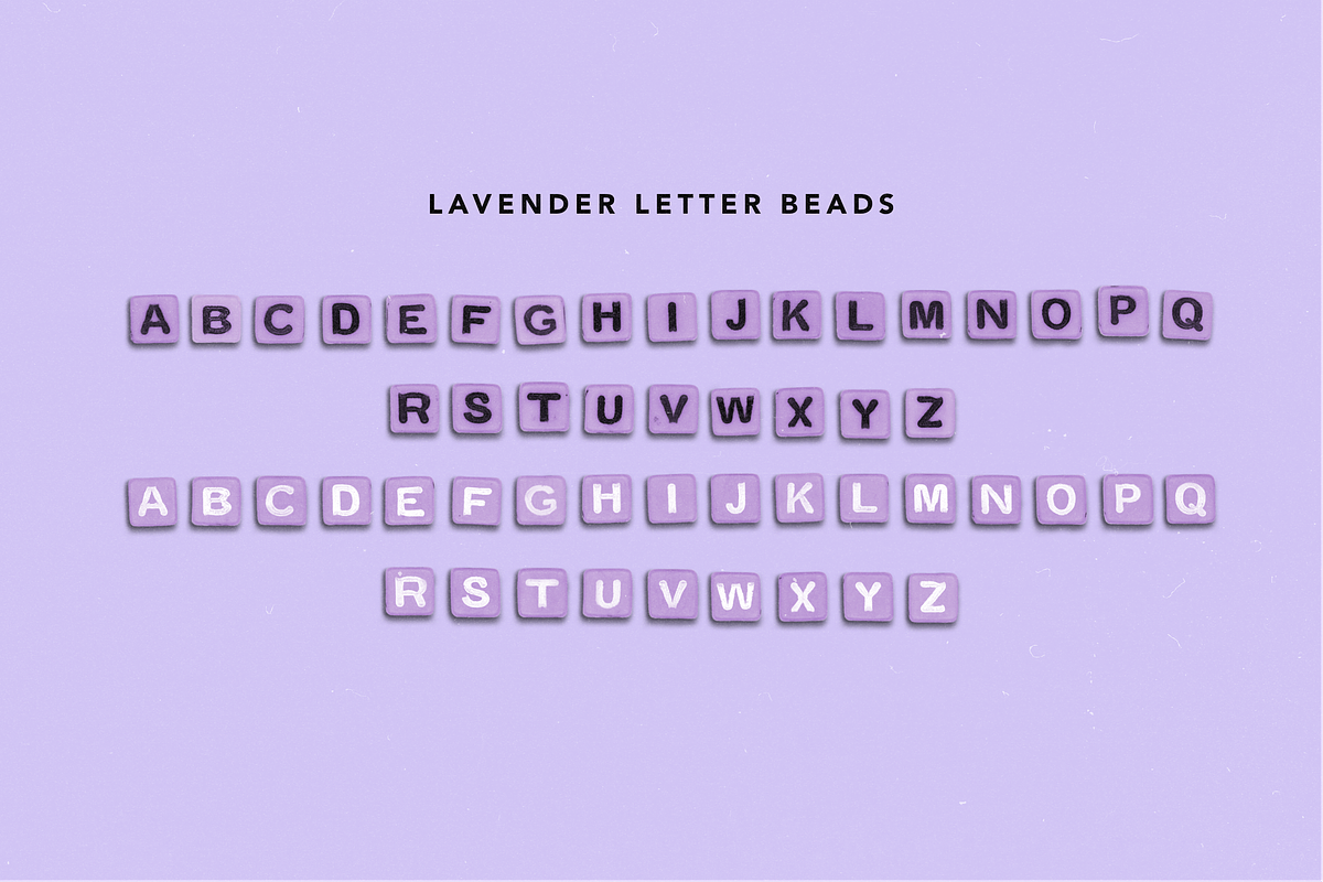 Color Letter Beads - Alphabet Font, a Font by Dynamo Ultima (Photo 11 of 20)