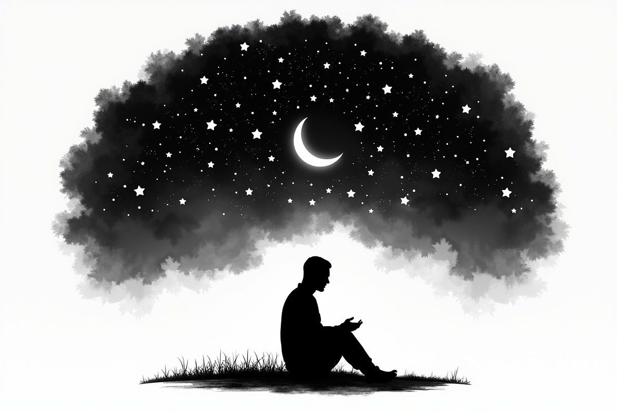 Cosmic Yoga Silhouettes Set, an Illustration by BIPLOB EXPERT (Photo 5 of 9)