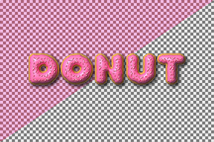 Donut Text Effect