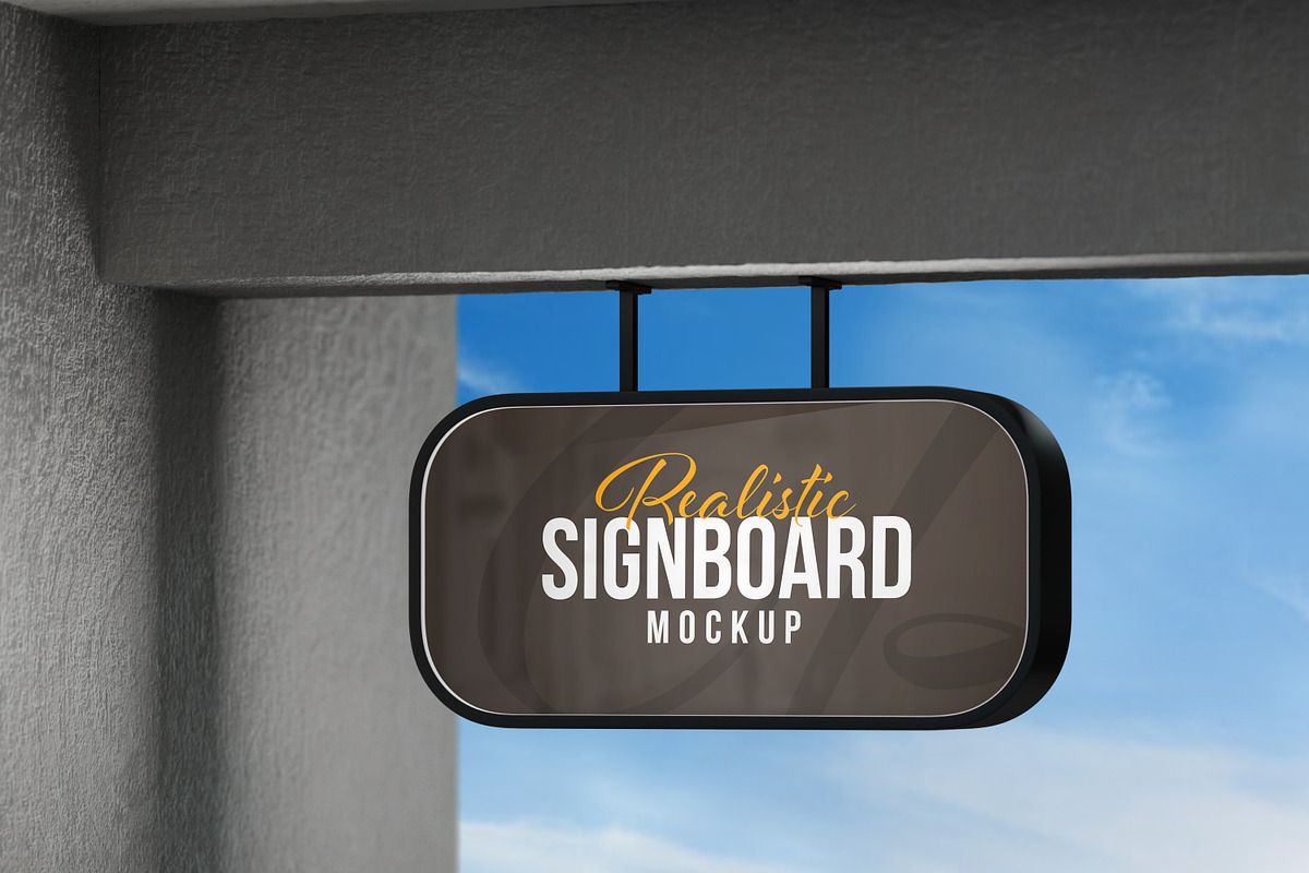 Realistic Signboard Mock-up, a Product Mockup by Propex (Photo 9 of 9)