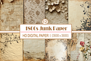 1800s Junk Paper | Victorian Vintage, a Background Graphic by Printable Treasure (Thumbnail 1 of 4)