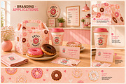 Donut Illustration & Branding Kit, an Object Graphic by Multigon (Thumbnail 4 of 6)
