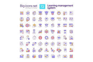 Learning management system RGB color, an Icon by IMG Visuals