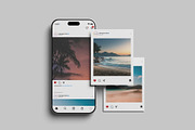 Realistic Social Media Mockup PSD, an Advertising Mockup by MA-KING_ART (Thumbnail 4 of 5)
