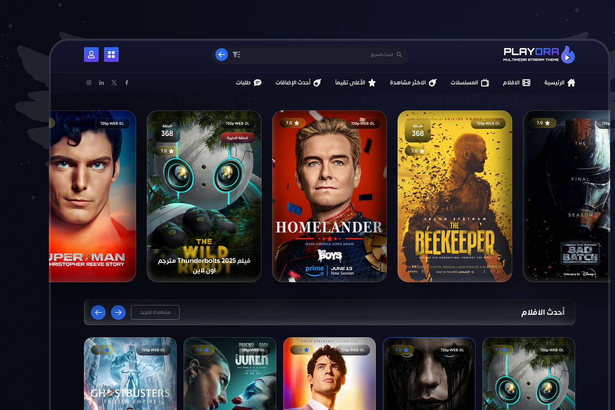 Playora – Movie & TV Streaming Theme, a WordPress Template by Phenix Themes (Photo 14 of 19)