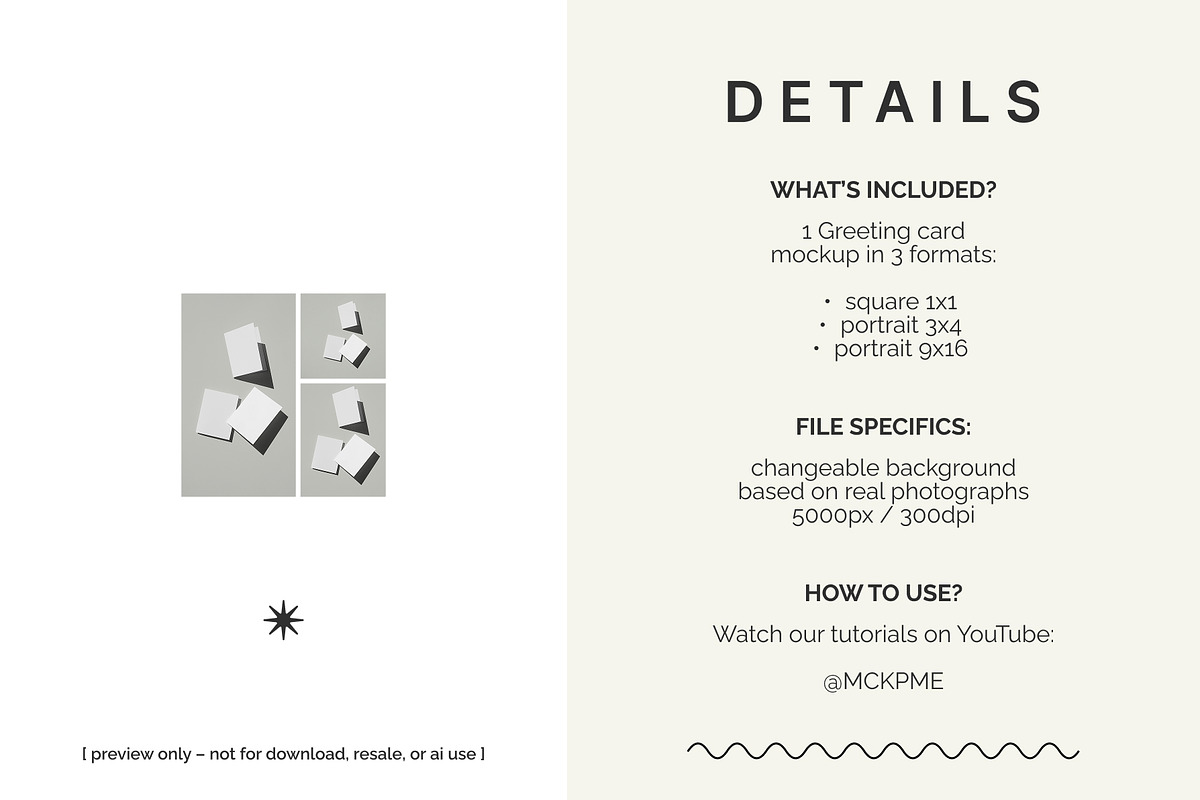 US A2 greeting cards mockup, a Merchandise Mockup by MCKP*ME (Photo 2 of 5)