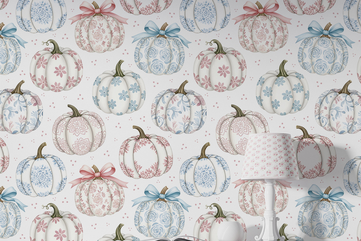 Autumn Pumpkins Seamless Pattern, a Pattern Graphic by Kreeya Art Shop (Photo 10 of 12)
