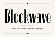 Blockwave, a Serif Font by Wow Magic (Thumbnail 1 of 8)