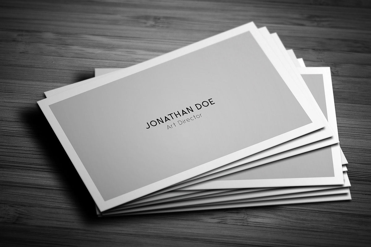 Clean Minimal Visiting Card