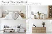 CALIFORNIA HOME Wall&Frame Mockup, a Print Template by MyHomeMockups (Thumbnail 1 of 11)