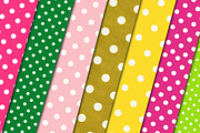 Colorful Seamless Polka Dot Pattern, a Pattern Graphic by Black Bird Studio (Thumbnail 2 of 6)