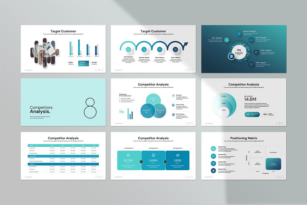 Business Plan PowerPoint Template, a Presentation Template by creathrivestudio (Photo 14 of 30)