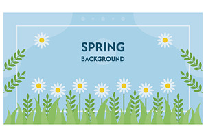 Spring Background Design, an Object Illustration by Creative Backgrounds