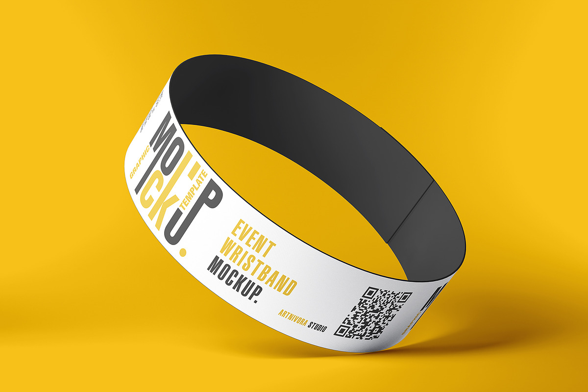 Event Wristband Mockup Sets, a Bottom Mockup by Artnivora.Std (Photo 2 of 4)