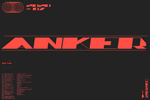 Anker Typeface