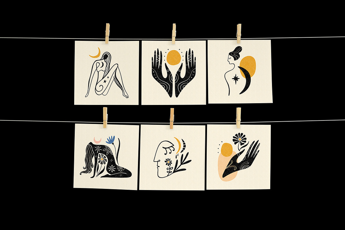 Yoga Bundle, a Healthcare Illustration by Annie Konst (Photo 6 of 18)