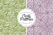 Curly patterns set, a Pattern Graphic by Dreaming_Lucy (Thumbnail 3 of 4)