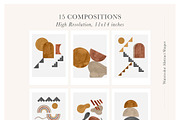 Watercolor Abstract Geometric Shapes, an Illustration by Momo Studio (Thumbnail 2 of 6)