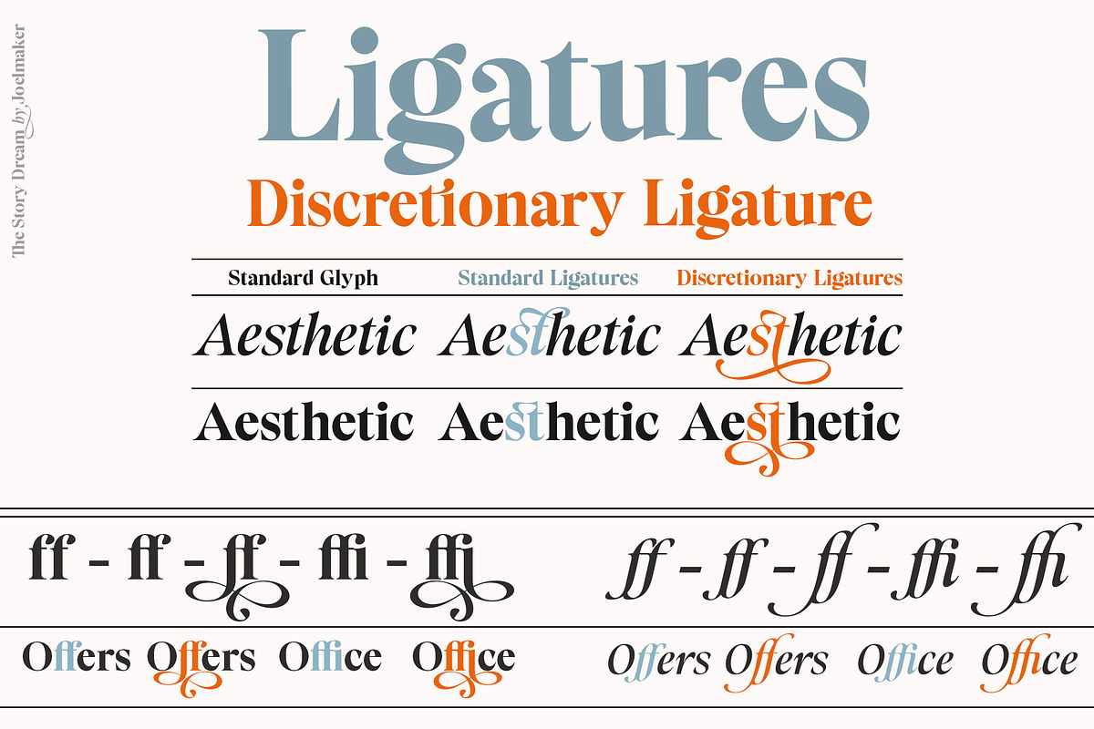 The Story Dream, a Serif Font by joelmaker (Photo 5 of 18)