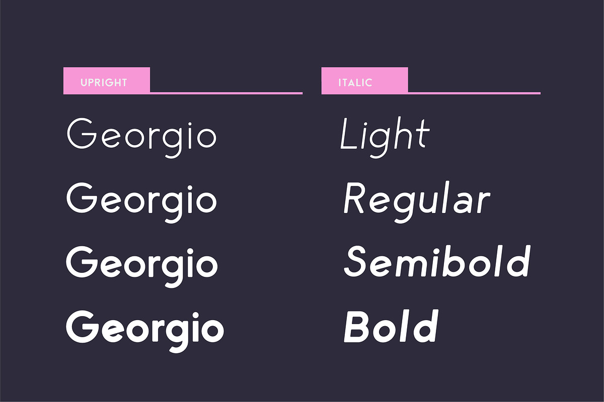 George Round Typeface preview 5