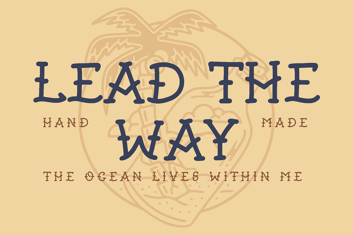 Tattooed Sailor | Vintage Serif Font, a Serif Font by Beveled Design Co. (Photo 3 of 18)