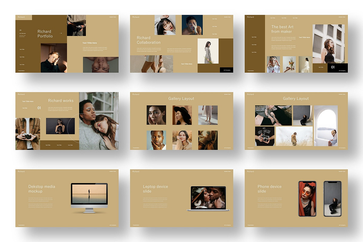 Richard - Business Google Slide, a Presentation Template by Dens Creative Studio (Photo 4 of 6)