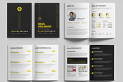 Resume Booklet Template, a Resume Template by MightyDesign (Thumbnail 2 of 6)