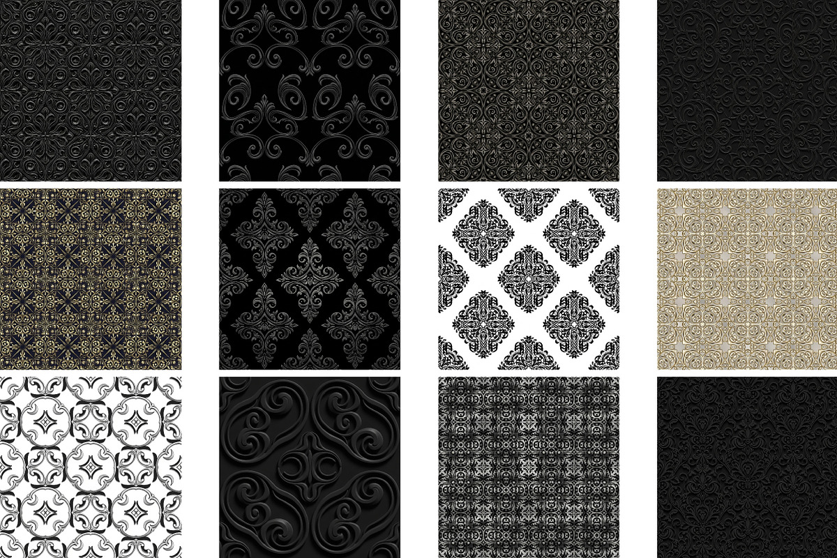 Elegant Black Ornamental Filigree, a Pattern Graphic by Wow Magic (Photo 3 of 3)