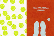 Tenniscore: 50 Whimsical Backgrounds, a Background Graphic by PaperJamLab (Thumbnail 3 of 17)