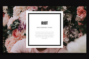 RIOT - Minimal Powerpoint, a Presentation Template by Infinity Vector Studio (Thumbnail 3 of 6)